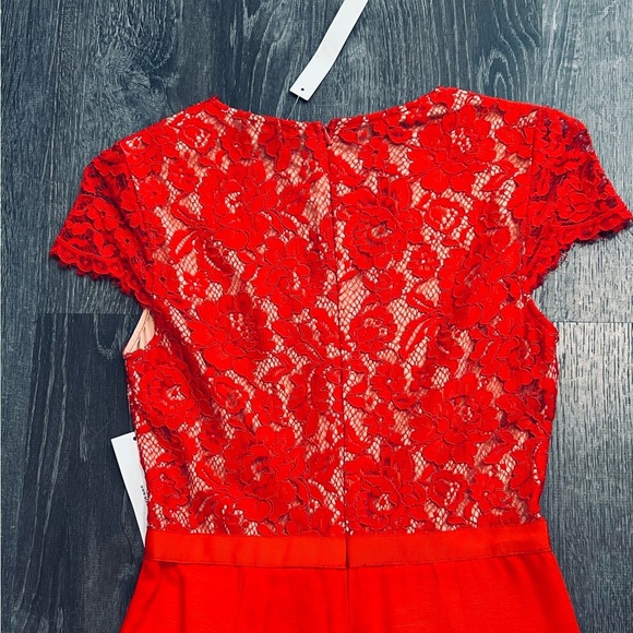 Gorgeous Red Lace Romper***US 6****$280 - Picture 4 of 4